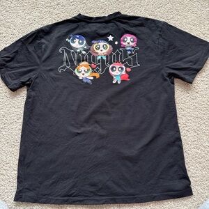 New Jeans x Powerpuff Women’s Black Graphic Tee